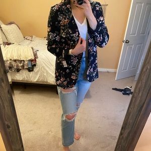 NWOT Cynthia Rowley Floral Blazer